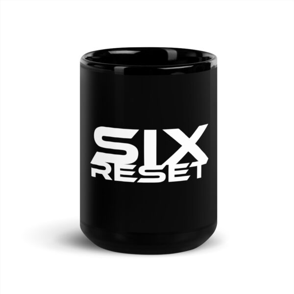 SR Black Glossy Mug - Image 2