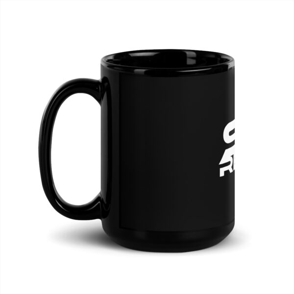 SR Black Glossy Mug - Image 3