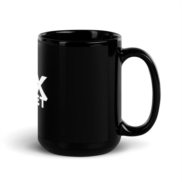 SR Black Glossy Mug - Image 4