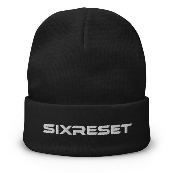 SR Embroidered Beanie