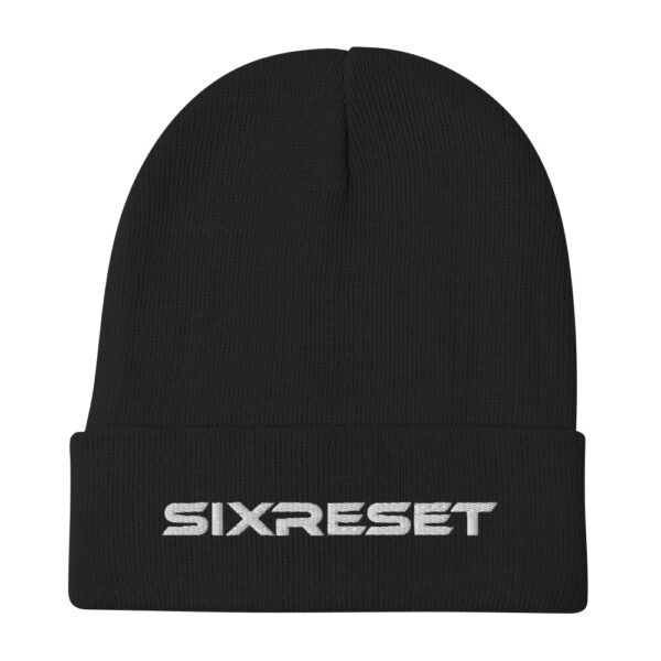 SR Embroidered Beanie - Image 2